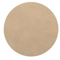 4er Spar-Set Lind DNA Circle Nupo Tischset - sand - Ø 24 cm