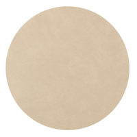 4er Spar-Set Lind DNA Circle Nupo Tischset - sand - Ø 40 cm