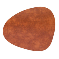 4er Spar-Set Lind DNA Curve Bull Tischset - cognac - 24x28 cm