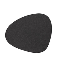 4er Spar-Set Lind DNA Curve Core Tischset - flecked anthracite - 24x28 cm