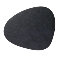 4er Spar-Set Lind DNA Curve Double Cloud Tischset - black/red - 24x28 cm