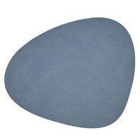 4er Spar-Set Lind DNA Curve Hippo Tischset - light blue - 24x28 cm