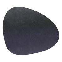 4er Spar-Set Lind DNA Double Curve Bull Tischset - warm grey/black - 24x28 cm