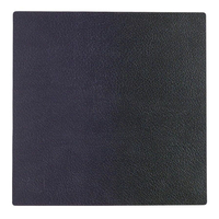 4er Spar-Set Lind DNA Double Square Bull Tischset - cognac/black - 28x28 cm