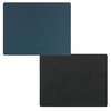 4er Spar-Set Lind DNA Double Square Nupo Tischset - dark blue/black - 35x45 cm