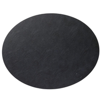 4er Spar-Set Lind DNA Oval Double Cloud Tischset - black/brown - 35x46 cm