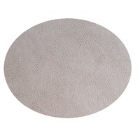 4er Spar-Set Lind DNA Oval Hippo Tischset - anthracite-grey - 26x33 cm