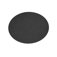 4er Spar-Set Lind DNA Oval Hippo Tischset - black-anthracite - 35x46 cm