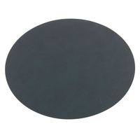 4er Spar-Set Lind DNA Oval Nupo Tischset - anthracite - 26x33 cm