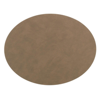 4er Spar-Set Lind DNA Oval Nupo Tischset - brown - 35x46 cm