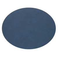 4er Spar-Set Lind DNA Oval Nupo Tischset - midnight blue - 26x33 cm