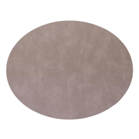 4er Spar-Set Lind DNA Oval Nupo Tischset - nomad grey - 35x46 cm