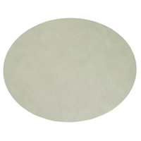 4er Spar-Set Lind DNA Oval Nupo Tischset - olive green - 35x46 cm