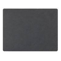 4er Spar-Set Lind DNA Square Nupo Tischset - anthracite - 35x45 cm