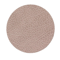 8er Spar-Set Lind DNA Circle Hippo Glasuntersetzer - warm grey - Ø 10 cm