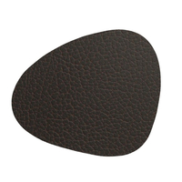 8er Spar-Set Lind DNA Curve Bull Glasuntersetzer - brown - 11x13 cm