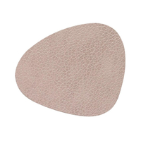 8er Spar-Set Lind DNA Curve Bull Glasuntersetzer - warm grey - 11x13 cm