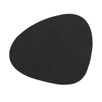 8er Spar-Set Lind DNA Curve Nupo Glasuntersetzer - black - 11x13 cm