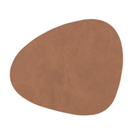 8er Spar-Set Lind DNA Curve Nupo Glasuntersetzer - brown - 11x13 cm