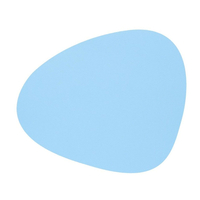 8er Spar-Set Lind DNA Curve Nupo Glasuntersetzer - cool blue - 11x13 cm