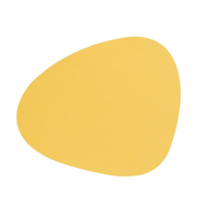 8er Spar-Set Lind DNA Curve Nupo Glasuntersetzer - yellow - 11x13 cm
