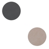 8er Spar-Set Lind DNA Double Circle Nupo Glasuntersetzer - anthracite/light grey - Ø 10 cm