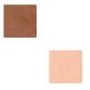 8er Spar-Set Lind DNA Double Square Cloud Glasuntersetzer - brown/sand - 10x10 cm