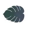 8er Spar-Set Lind DNA Monstera Leaf Nupo Glasuntersetzer - dark green - 14x12 cm