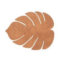 8er Spar-Set Lind DNA Monstera Leaf Nupo Glasuntersetzer - nature - 14x12 cm