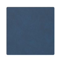 8er Spar-Set Lind DNA Square Nupo Glasuntersetzer - midnight blue - 10x10 cm
