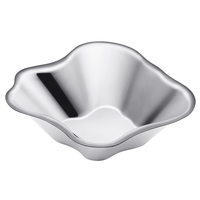 iittala Aalto Schale - edelstahl - H 50 x Ø 182 mm