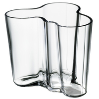 iittala Aalto Vase - klar - H 10 cm