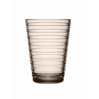 iittala Aino Aalto Glas 2er-Set - linen - 2x330 ml