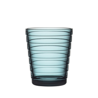iittala Aino Aalto Glas 2er-Set - Seeblau - 2x220 ml