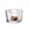 iittala Alvar Aalto Teelichthalter - clear - Höhe 6 cm