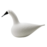 iittala Birds by Toikka Glasfigur - Singschwan - weiß - 330x210 mm