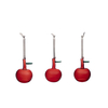 Iittala Glasapfel 3-Set - red - Ø 6 cm - Höhe 9 cm