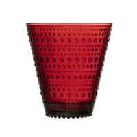iittala Kastehelmi Glas 2er-Set - Cranberry - 2x300 ml