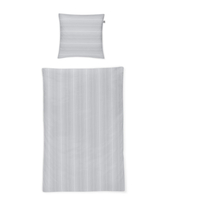 Irisette VIOLA 8677 Satin-Bettwäsche - silber - 135x200 / 80x80 cm