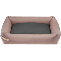 Labbvenn STOKKE Hundebett - pink/grey - 78x64x15 cm