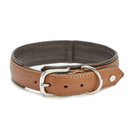 LABONI AMICI Hundehalsband - cognac - Umfang 29-34 cm - Länge 40 cm - Breite 2, 4 cm