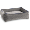 LABONI CLASSIC OXFORD Design-Hundebett - grey - 112 x 95 x 25 cm
