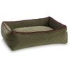 LABONI CLASSIC OXFORD Design-Hundebett - olive - 112 x 95 x 25 cm