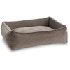 LABONI CLASSIC OXFORD Design-Hundebett - stone - 68 x 55 x 20 cm