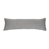 LABONI SMOOTH INDOOR & OUTDOOR TIERKISSEN MIT FÜLLUNG - Black Silk - 75x25 cm - Höhe 15 cm