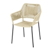 Lambert Amaya Outdoor-Essstuhl - 2er Set - kordel - 84x60x58 cm