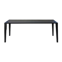 Lambert Aracol Tisch - schwarz - 90x200 cm - Höhe 76 cm