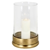 Lambert Bao Windlicht klein - bronze - Höhe 35, 5 cm - Ø 21, 5 cm