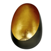 Lambert Casati Windlicht - antik zink gold - Höhe 35 cm - Ø 24, 5 cm
