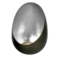 Lambert Casati Windlicht - antik zink silber - Höhe 35 cm - Ø 24, 5 cm